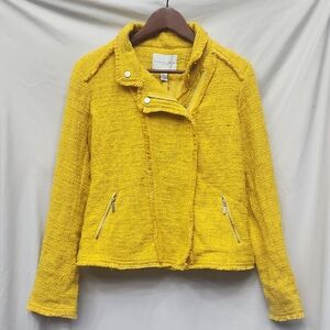 Carolina Belle Montreal Womens Large Gold Yellow Colored Blazer BRAND NEW